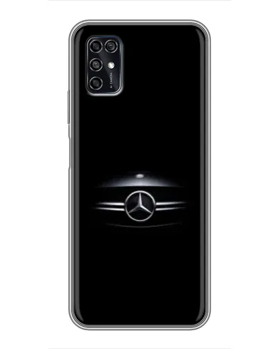 Чехол для ZTE Blade V2020 Smart с картинкой «Mercedes — абстрактные линии»