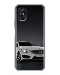 Чехол для ZTE Blade V2020 Smart с картинкой «Mercedes AMG GT Silver»