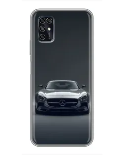 Чехол для ZTE Blade V2020 Smart с картинкой «Mercedes на черном»