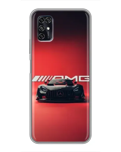 Чехол для ZTE Blade V2020 Smart с картинкой «Mercedes AMG — красная линия»