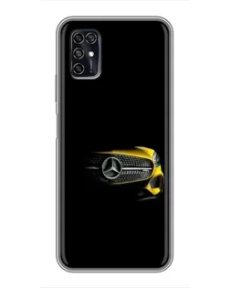 Чехол для ZTE Blade V2020 Smart с картинкой «Mercedes — ретро стиль»