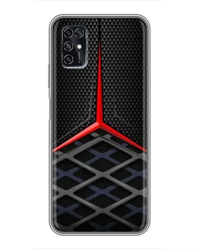 Чехол для ZTE Blade V2020 Smart с картинкой «Mercedes Carbon Grid»