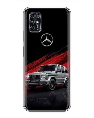 Чехол для ZTE Blade V2020 Smart с картинкой «Mercedes G-Class красный»