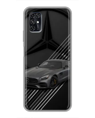 Чехол для ZTE Blade V2020 Smart с картинкой «Mercedes AMG — графика»