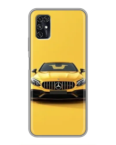 Чехол для ZTE Blade V2020 Smart с картинкой «Желтый Mercedes GT»