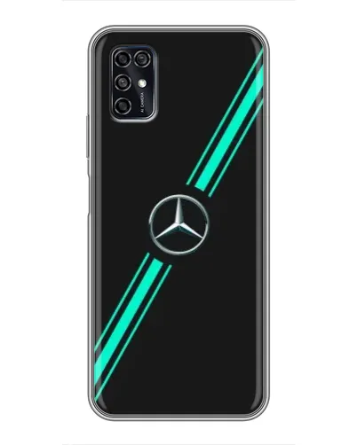 Чехол для ZTE Blade V2020 Smart с картинкой «Спортивные линии Mercedes» Чехол для ZTE Blade V2020 Smart с картинкой «Спортивные линии Mercedes»