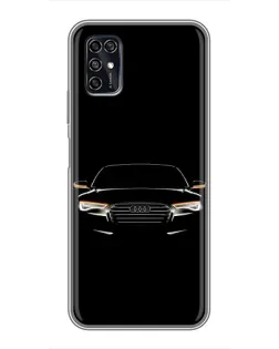 Чохол для ZTE Blade V2020 Smart з картинкою «Audi — нічний контур»