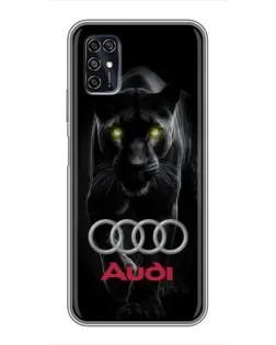 Чохол для ZTE Blade V2020 Smart з картинкою «Пантера та Audi»