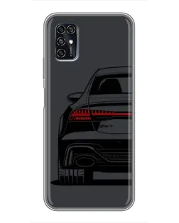 Чохол для ZTE Blade V2020 Smart з картинкою «Задня частина Audi — арт»