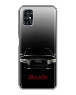 Чохол для ZTE Blade V2020 Smart з картинкою «Audi — градієнтний контур»