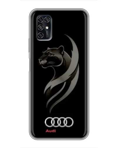 Чохол для ZTE Blade V2020 Smart з картинкою «Графіка — пантера та Audi» Чохол для ZTE Blade V2020 Smart з картинкою «Графіка — пантера та Audi»