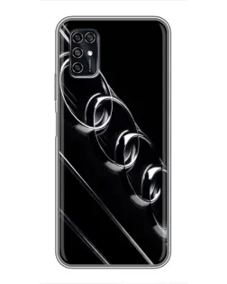 Чохол для ZTE Blade V2020 Smart з картинкою «Audi — абстрактні кільця»