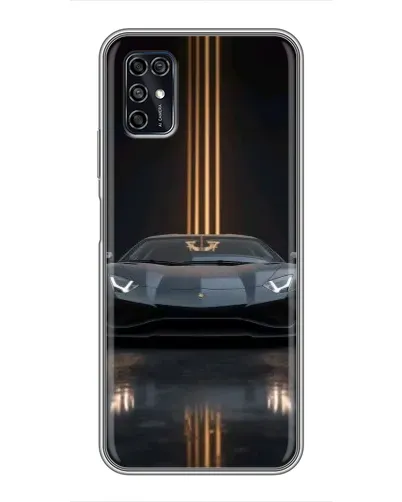 Чехол для ZTE Blade V2020 Smart с картинкой «Lamborghini золотые линии» Чехол для ZTE Blade V2020 Smart с картинкой «Lamborghini золотые линии»
