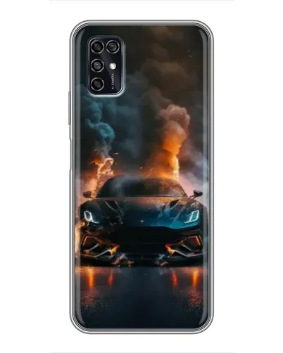 Чехол для ZTE Blade V2020 Smart с картинкой «Lamborghini дымная эстетика» Чехол для ZTE Blade V2020 Smart с картинкой «Lamborghini дымная эстетика»