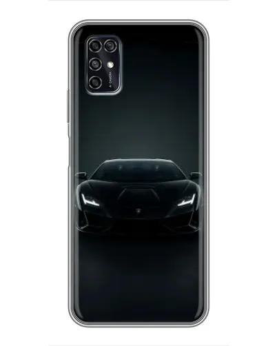 Чехол для ZTE Blade V2020 Smart с картинкой «Черный Lamborghini Aventador» Чехол для ZTE Blade V2020 Smart с картинкой «Черный Lamborghini Aventador»