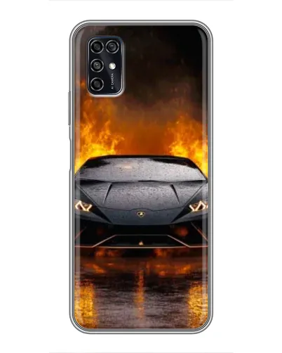Чехол для ZTE Blade V2020 Smart с картинкой «Lamborghini в огне» Чехол для ZTE Blade V2020 Smart с картинкой «Lamborghini в огне»