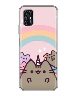Чехол для ZTE Blade V2020 Smart с картинкой «Единорог Pusheen»