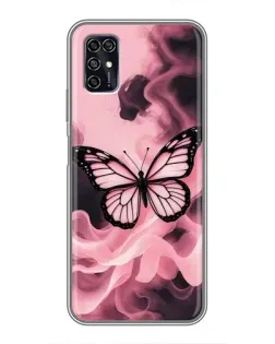 Чохол для ZTE Blade V2020 Smart з картинкою «Метелик у диму» Чохол для ZTE Blade V2020 Smart з картинкою «Метелик у диму»