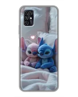 Чохол для ZTE Blade V2020 Smart з картинкою «Плюшеві Стіч Ангел»