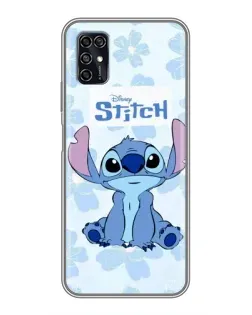 Чохол для ZTE Blade V2020 Smart з картинкою «Stitch серед квітів»
