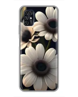 Чохол для ZTE Blade V2020 Smart з картинкою «Білі маргаритки макро»