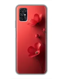 Чохол для ZTE Blade V2020 Smart з картинкою «Макові суцвіття»