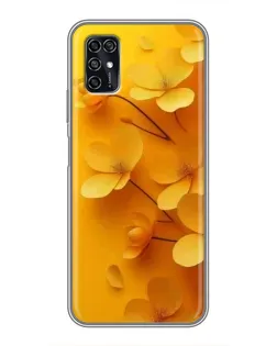Чохол для ZTE Blade V2020 Smart з картинкою «Золоті пелюстки»