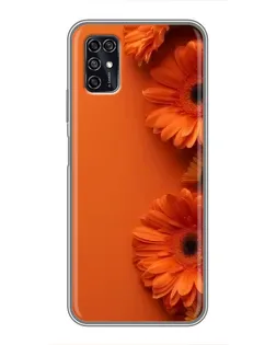 Чохол для ZTE Blade V2020 Smart з картинкою «Помаранчеві гербери»