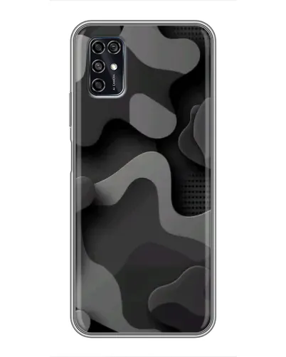 Чехол для ZTE Blade V2020 Smart с картинкой «Темный абстрактный камуфляж»