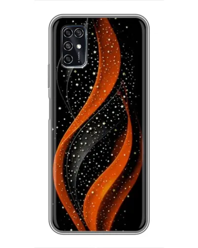 Чехол для ZTE Blade V2020 Smart с картинкой «Огненная звездная волна»