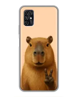 Чохол для ZTE Blade V2020 Smart з картинкою «Капібара вікторія»