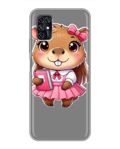 Чехол для ZTE Blade V2020 Smart с картинкой «Девочка капибара» Чехол для ZTE Blade V2020 Smart с картинкой «Девочка капибара»