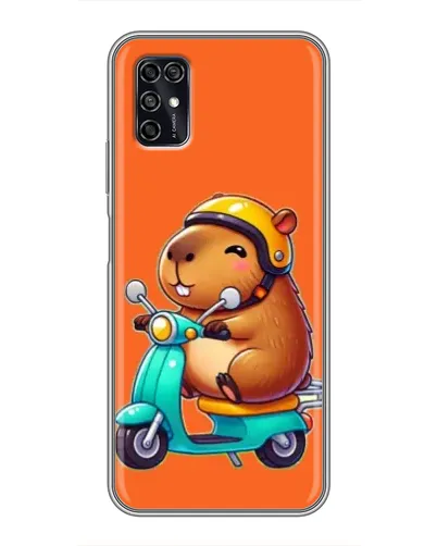 Чехол для ZTE Blade V2020 Smart с картинкой «Капибара на скутере» Чехол для ZTE Blade V2020 Smart с картинкой «Капибара на скутере»