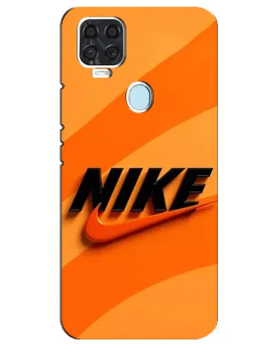 Чехол для ZTE Blade V2020 с картинкой «Оранжевый драйв Nike»