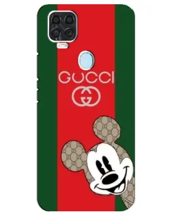Чехол для ZTE Blade V2020 с картинкой «Gucci — полосы и Микки» Чехол для ZTE Blade V2020 с картинкой «Gucci — полосы и Микки»