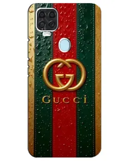Чехол для ZTE Blade V2020 с картинкой «Gucci — фирменная полоса и золото» Чехол для ZTE Blade V2020 с картинкой «Gucci — фирменная полоса и золото»