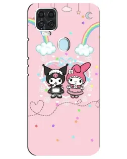 Чехол для ZTE Blade V2020 с картинкой «My Melody и Kuromi» Чехол для ZTE Blade V2020 с картинкой «My Melody и Kuromi»