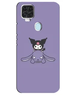 Чехол для ZTE Blade V2020 с картинкой «Kuromi на лиловом фоне» Чехол для ZTE Blade V2020 с картинкой «Kuromi на лиловом фоне»