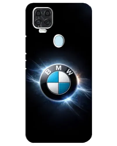 Чехол для ZTE Blade V2020 с картинкой «BMW — неоновое сияние»
