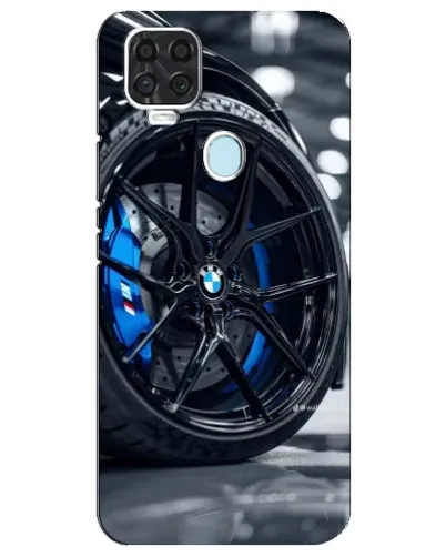 Чехол для ZTE Blade V2020 с картинкой «Колесо BMW вблизи»