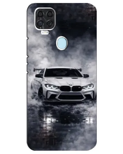 Чехол для ZTE Blade V2020 с картинкой «BMW сквозь туман»
