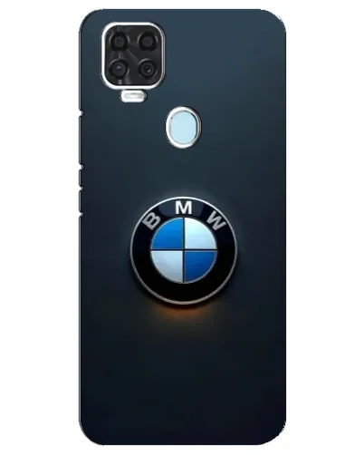 Чехол для ZTE Blade V2020 с картинкой «Логотип BMW — минимализм»
