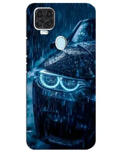 Чехол для ZTE Blade V2020 с картинкой «BMW под дождем»