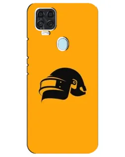 Чохол для ZTE Blade V2020 з картинкою «PUBG — золотий шолом»