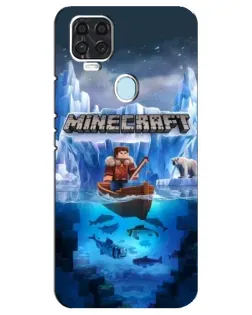 Чохол для ZTE Blade V2020 з картинкою «Minecraft льодянийсвіт»