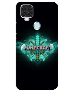 Чохол для ZTE Blade V2020 з картинкою «Minecraft Diamond лого»