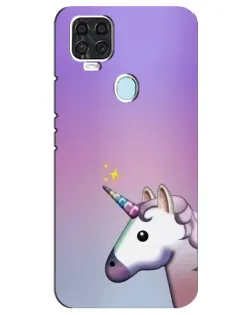 Чехол для ZTE Blade V2020 с картинкой «Единорог градиент»
