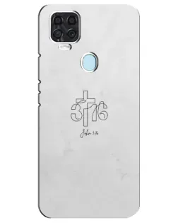 Чехол для ZTE Blade V2020 с картинкой «Иоанна 3:16 Крест» Чехол для ZTE Blade V2020 с картинкой «Иоанна 3:16 Крест»