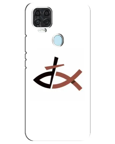 Чехол для ZTE Blade V2020 с картинкой «Рыба и крест» Чехол для ZTE Blade V2020 с картинкой «Рыба и крест»