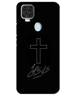 Чехол для ZTE Blade V2020 с картинкой «Графический крест Jesus» Чехол для ZTE Blade V2020 с картинкой «Графический крест Jesus»
